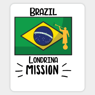 Brazil Londrina Mormon LDS Mission Missionary Gift Idea Sticker